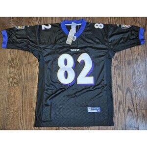Torrey Smith #82 Baltimore Ravens Reebok On Field Jersey Black Sz XL 16-18  NWT